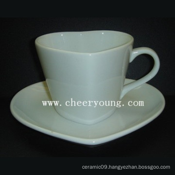 Ceramic Cup and Saucer (CY-P520)